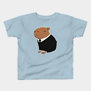 Capybara in a suit Kids T-Shirt